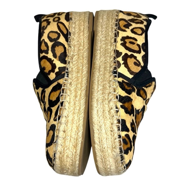 Sam Edelman Carrin Calf Hair Leopard Print Platform
Espadrilles Size 8 - Picture 6 of 11